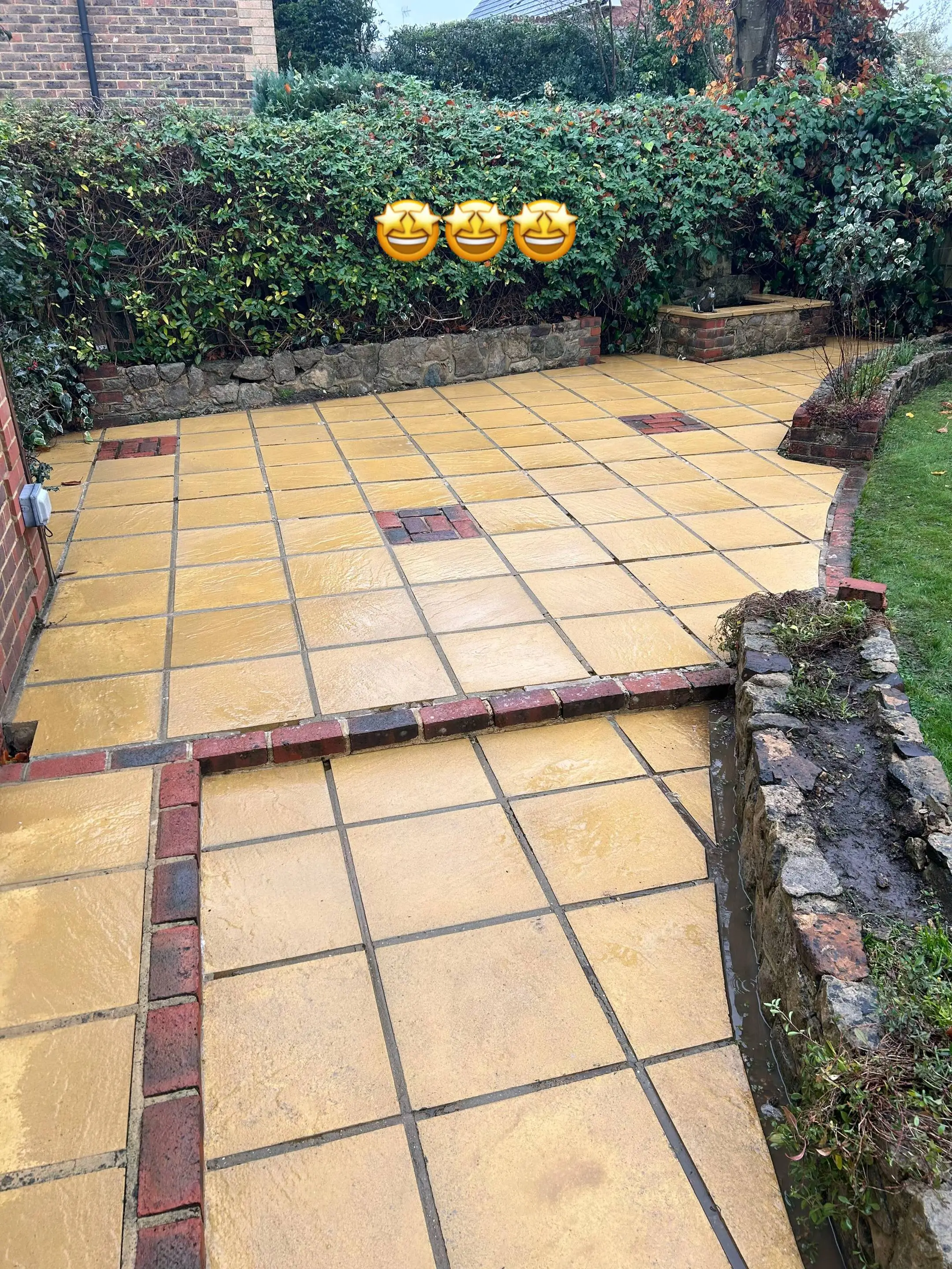 Spotless pathway after cleaning on the Gold Coast